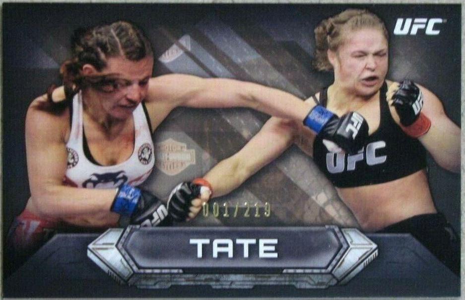 Miesha Tate 2014 Topps UFC Knockout Base #72 Gold