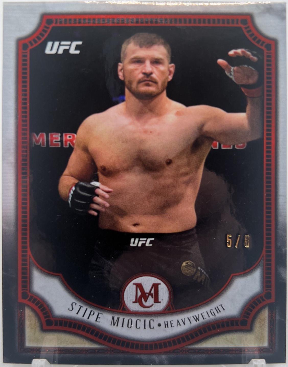 Stipe Miocic 2018 Topps UFC Museum Collection Base #1 Ruby