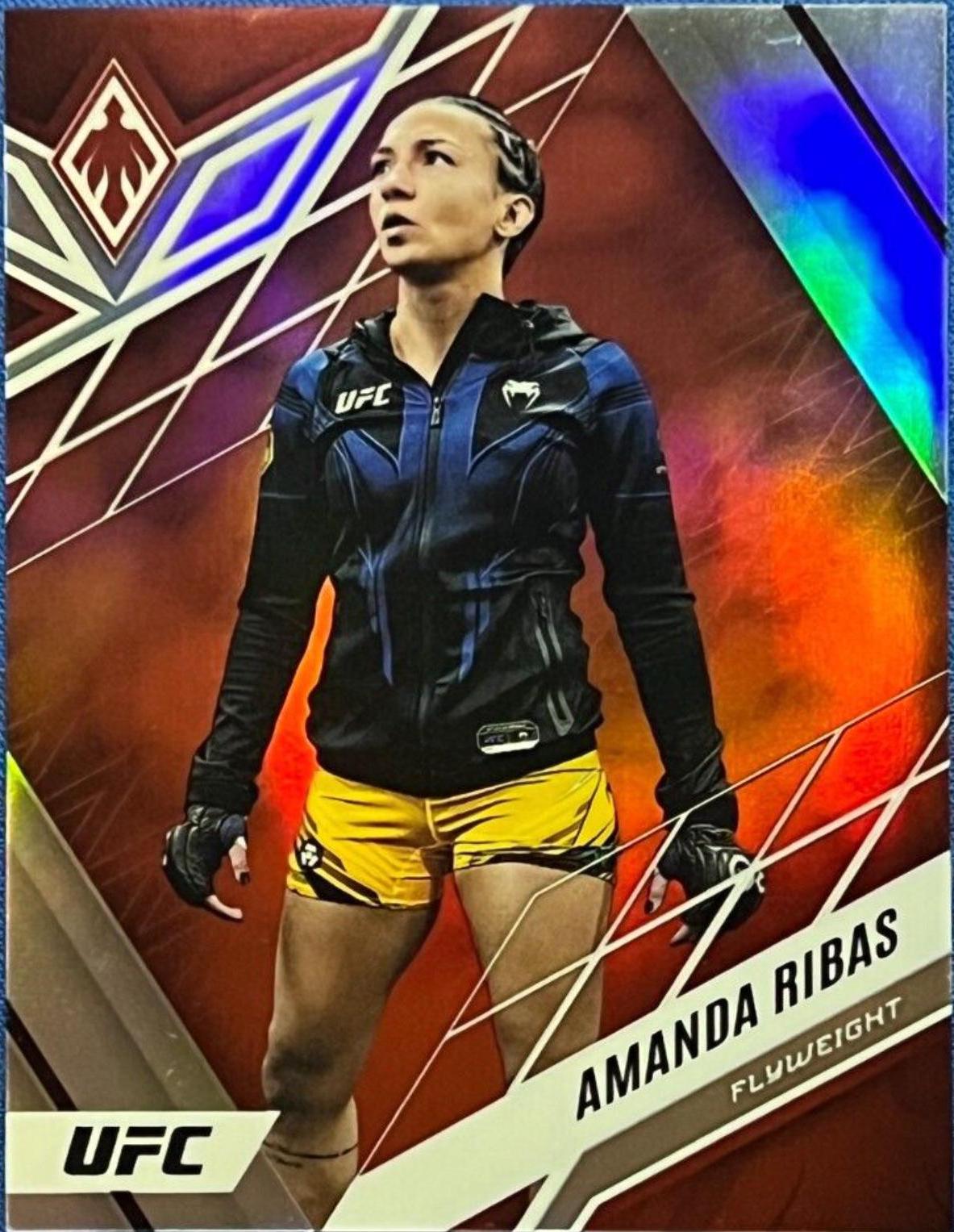 Amanda Ribas 2023 Panini Chronicles UFC Base Phoenix #314 Red