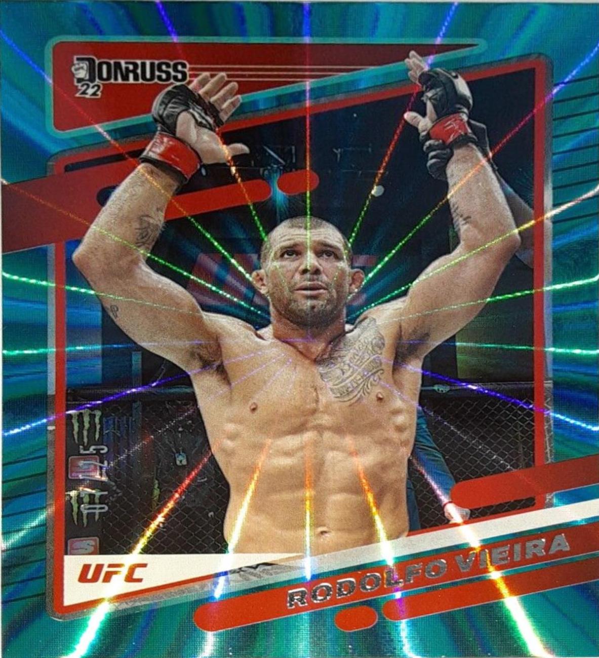 Rodolfo Vieira 2022 Panini Donruss UFC Base #130 Teal