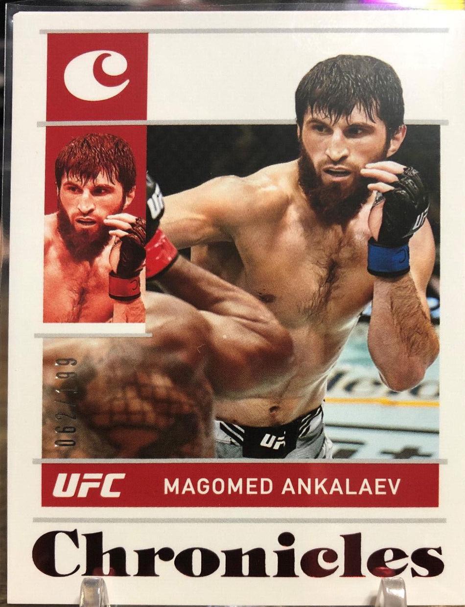 Magomed Ankalaev 2022 Panini Chronicles UFC Base Chronicles #48 Red