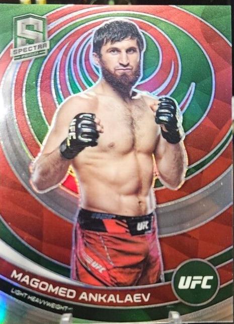 Magomed Ankalaev 2023 Panini Chronicles UFC Base Spectra #397 Green