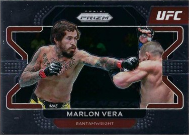 Marlon Vera 2022 Panini Prizm UFC Base #56 Black Shimmer