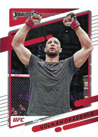 Volkan Oezdemir 2022 Panini Donruss UFC Base #161 Silver