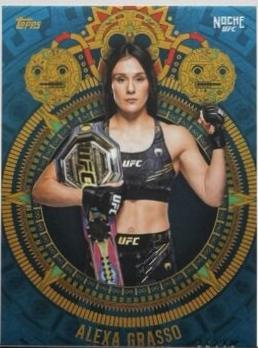 Alexa Grasso 2024 Topps Noche UFC Base #20 Blue