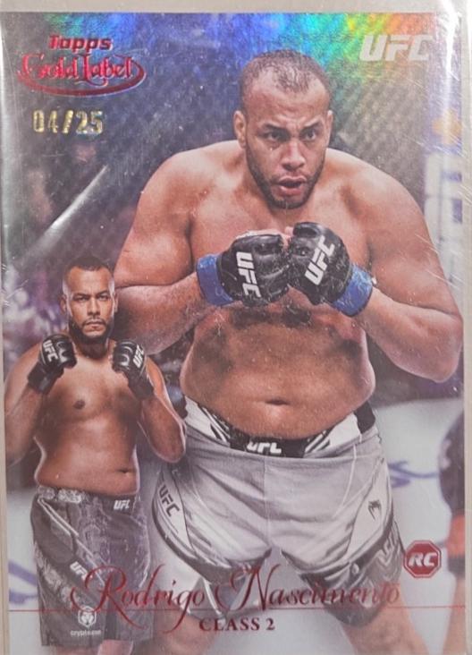 Rodrigo Nascimento 2024 Topps Gold Label UFC Base Class II #29 Red