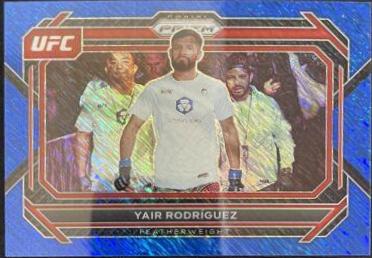 Yair Rodríguez 2023 Panini Prizm UFC Base #83 Blue Shimmer