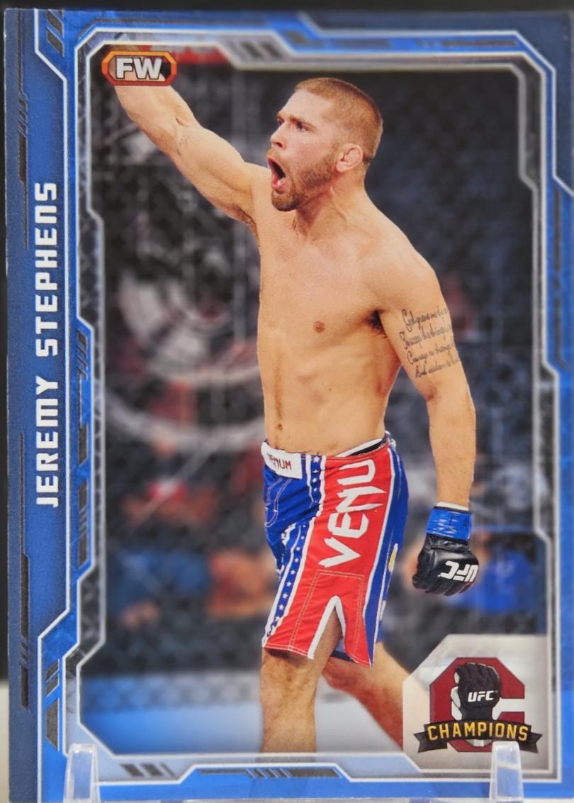 Jeremy Stephens 2014 Topps UFC Champions Base #198 Blue