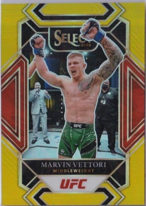Marvin Vettori 2022 Panini Select UFC Mezzanine #366 Gold