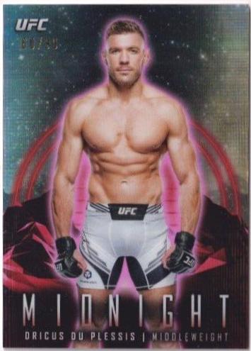Dricus Du Plessis 2024 Topps Midnight UFC Base #12 Twilight