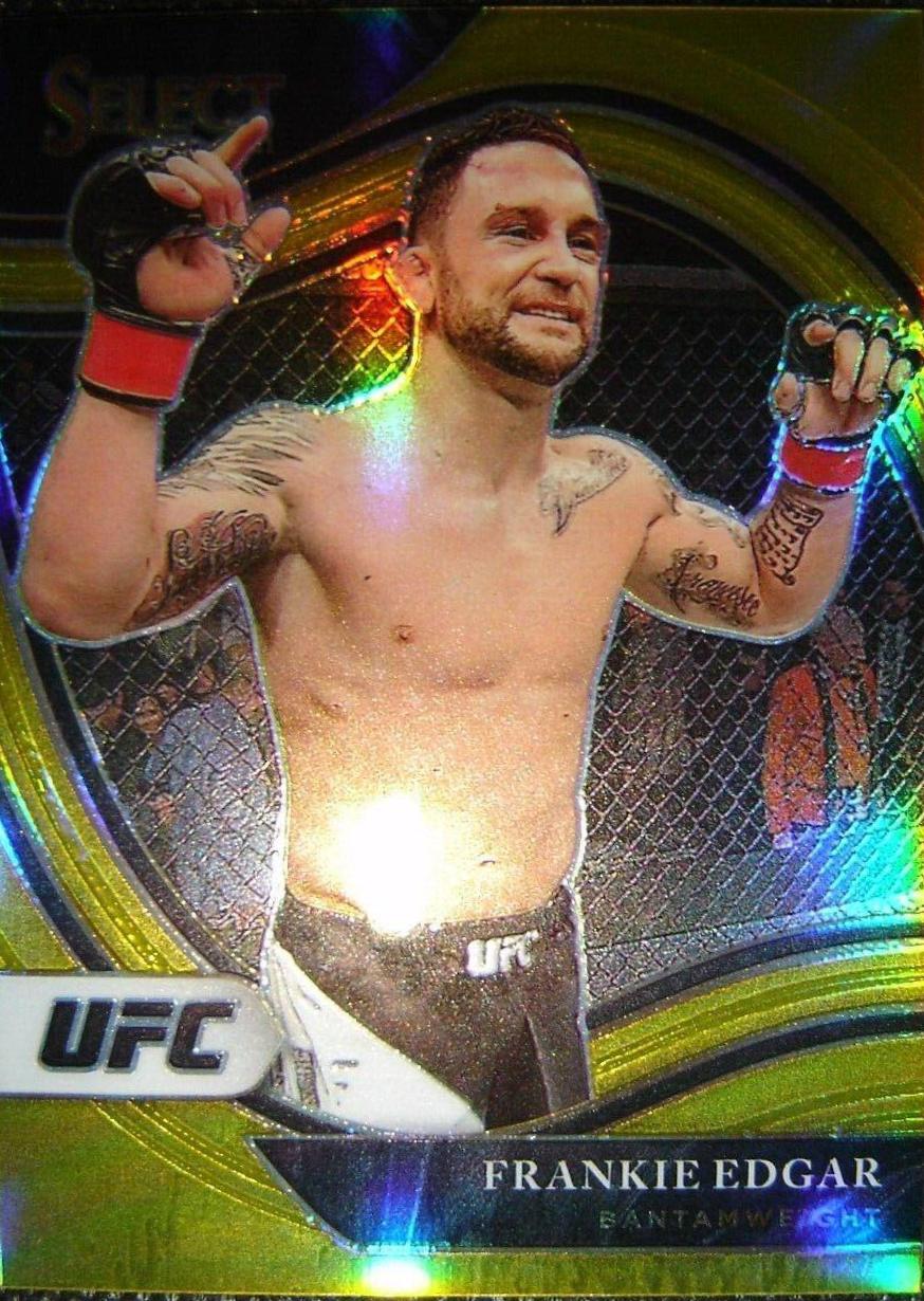 Frankie Edgar 2021 Panini Select UFC Octagonside #223 Gold