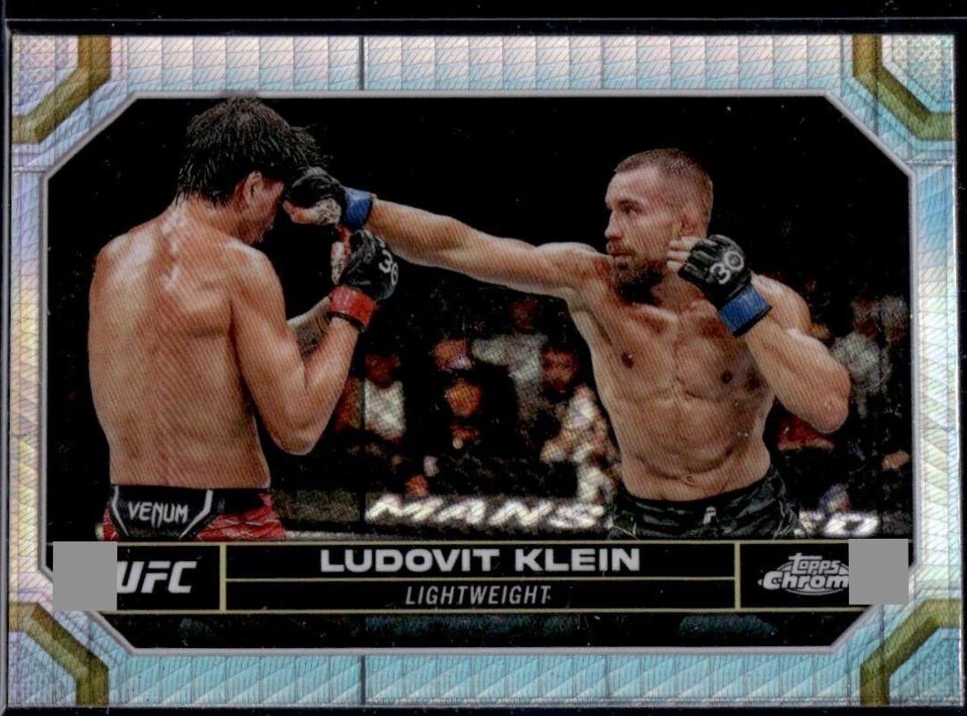Ludovit Klein 2024 Topps Chrome UFC Base #53 Refractor
