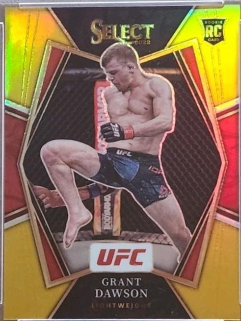 Grant Dawson 2022 Panini Select UFC Premier Level #107 Gold