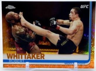 Robert Whittaker 2019 Topps Chrome UFC Base #37 Orange