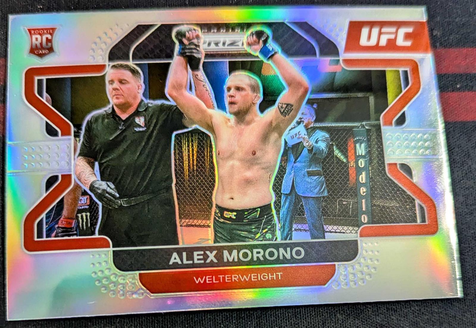 Alex Morono 2022 Panini Prizm UFC Base #25 Silver