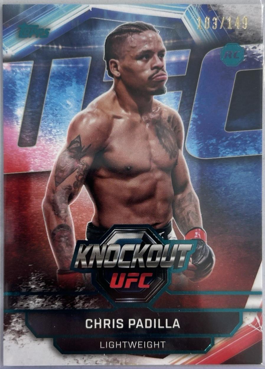 Chris Padilla 2026 Topps Knockout UFC Base #60 Teal