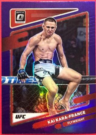 Kai Kara-France 2022 Panini Donruss Optic UFC Base #24 Purple