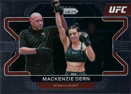 Mackenzie Dern 2022 Panini Prizm UFC Base #26 Black Shimmer