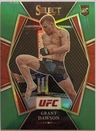 Grant Dawson 2022 Panini Select UFC Octagonside #252 Green