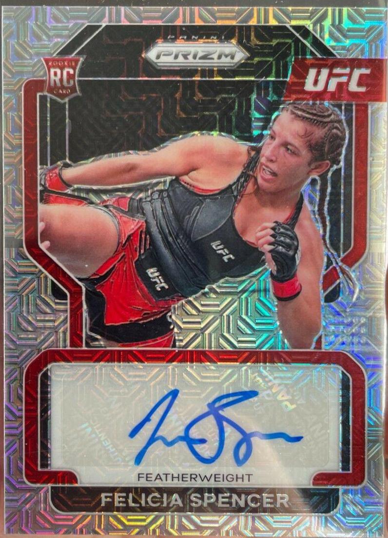 Felicia Spencer 2022 Panini Prizm UFC Signatures #SG-FSP Mojo