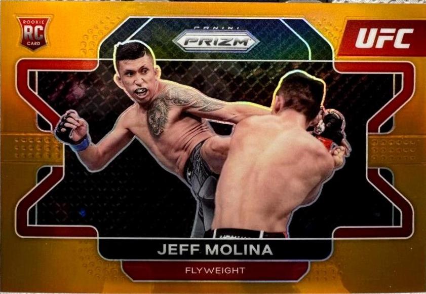 Jeff Molina 2022 Panini Prizm UFC Base #53 Orange