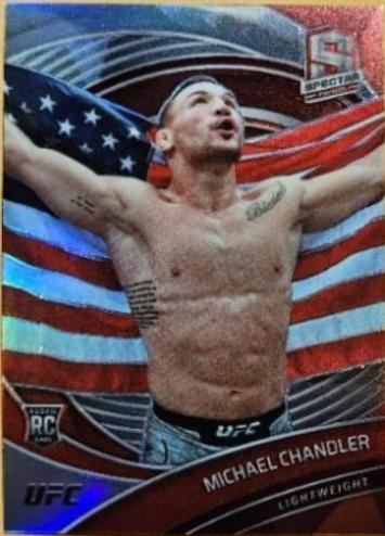 Michael Chandler 2021 Panini Chronicles UFC Base Spectra #285 Silver