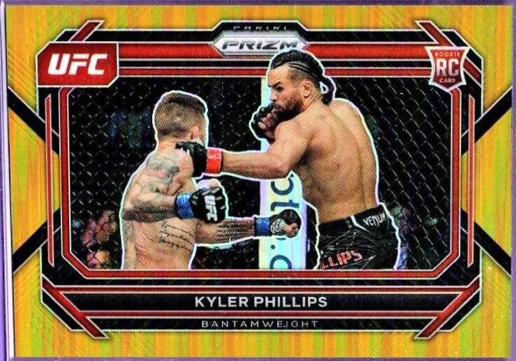 Kyler Phillips 2023 Panini Prizm UFC Base #55 Gold