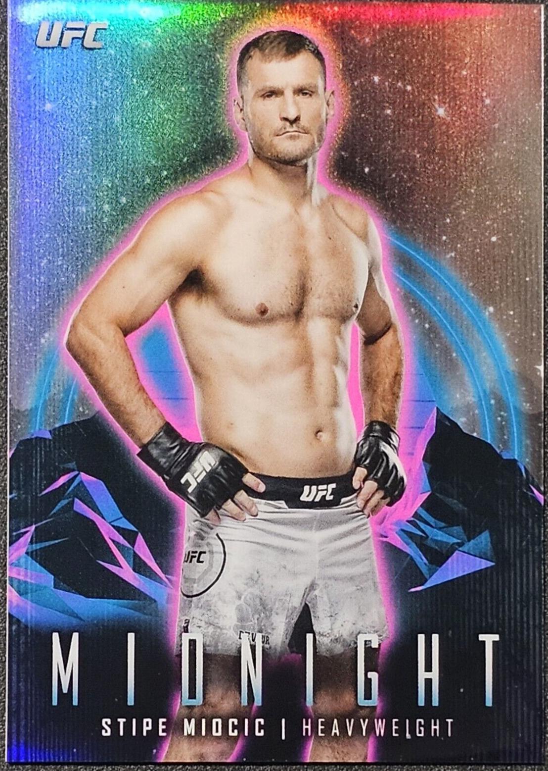 Stipe Miocic 2024 Topps Midnight UFC Base #16 Morning