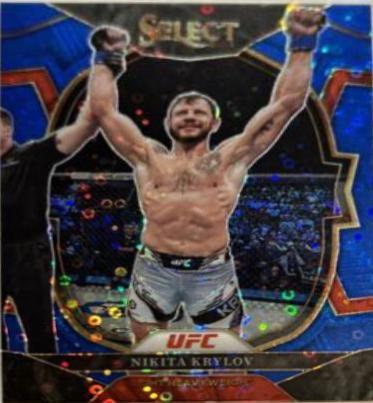 Nikita Krylov 2023 Panini Select UFC Concourse #31 Blue Disco