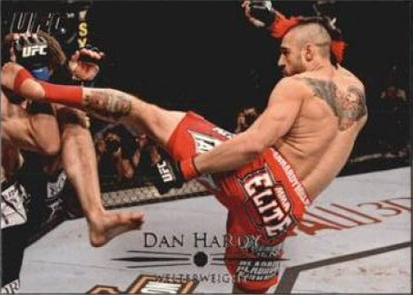 Dan Hardy 2011 Topps UFC Title Shot Base #58 Diamond