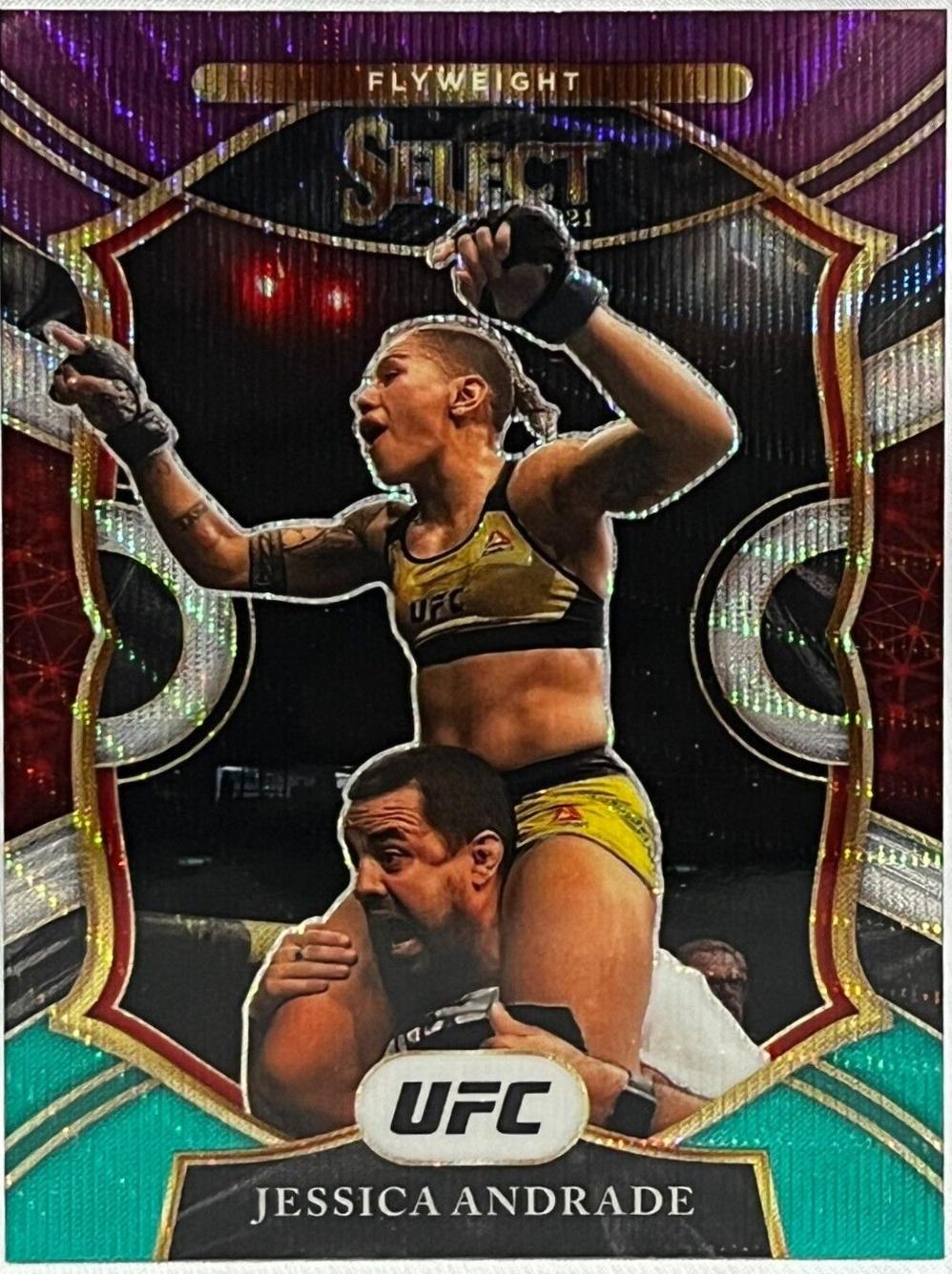Jessica Andrade 2021 Panini Select UFC Concourse #25 Tri Color