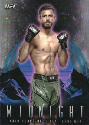 Yair Rodríguez 2024 Topps Midnight UFC Base #60 Black Light