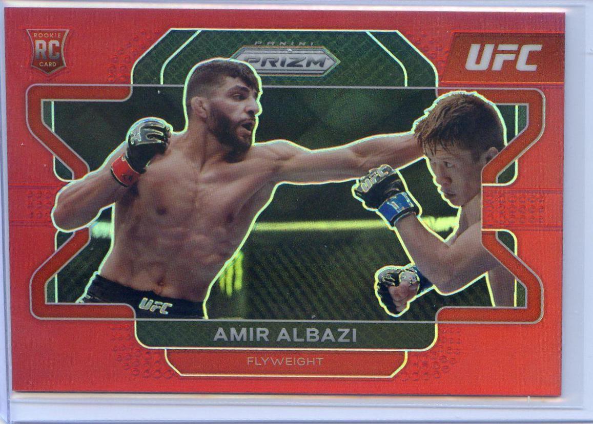 Amir Albazi 2022 Panini Prizm UFC Base #75 Red