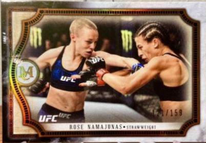 Rose Namajunas 2018 Topps UFC Museum Collection Base #46 Copper