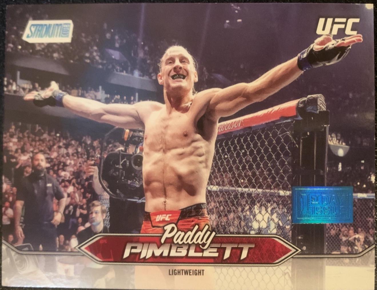 Paddy Pimblett 2025 Topps Stadium Club UFC Base #194 First Day Issue