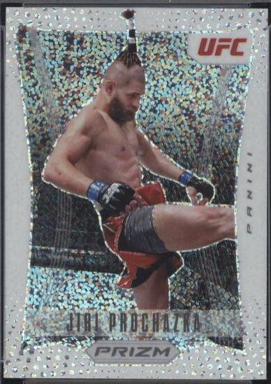 Jiri Prochazka 2022 Panini Prizm UFC Prizm Flashback #9 White Sparkle