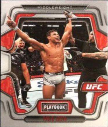 Paulo Costa 2023 Panini Chronicles UFC Base Noir #414 Red