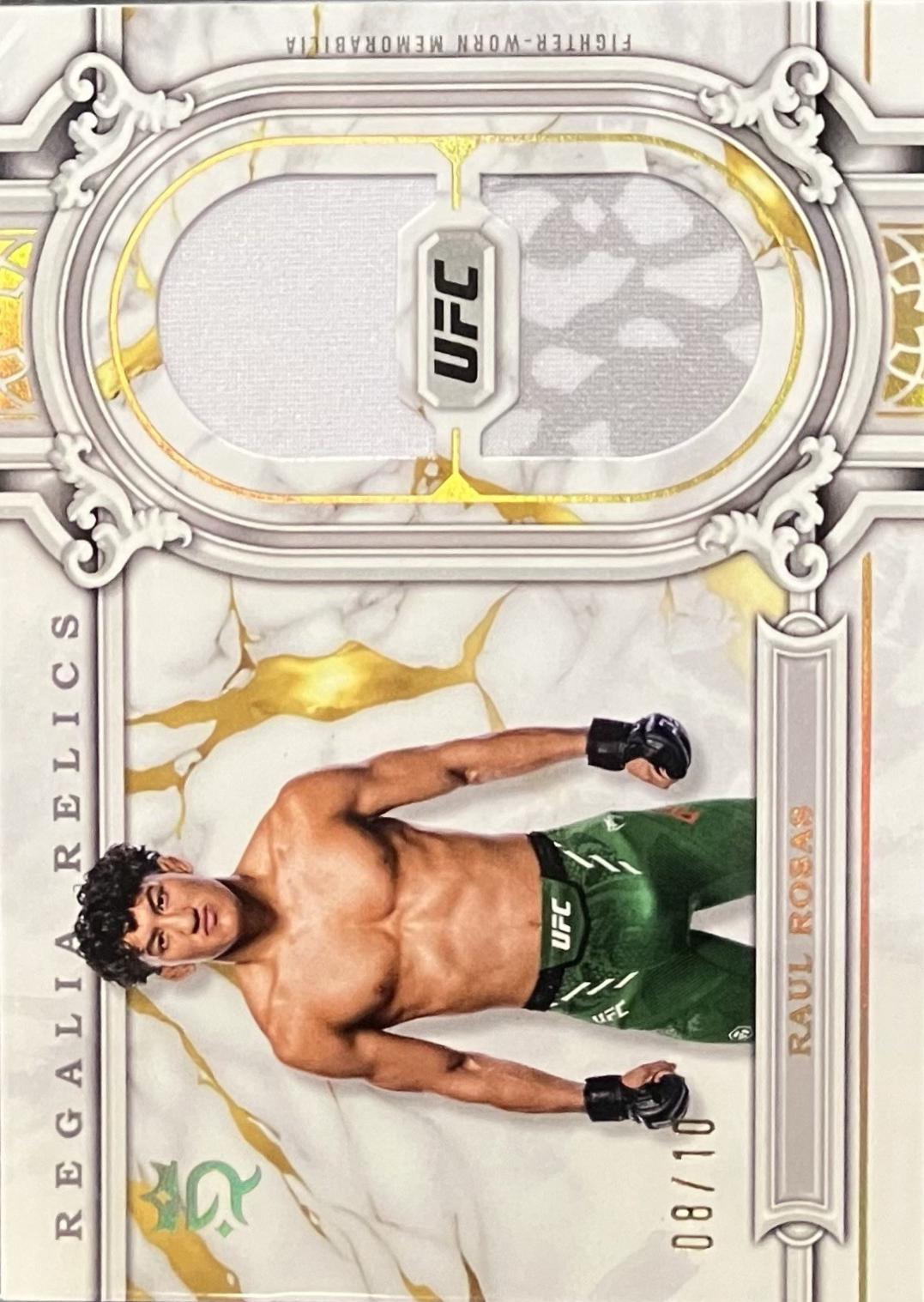 Raul Rosas 2024 Topps Royalty UFC Regalia Relics #RAR-74 Gold