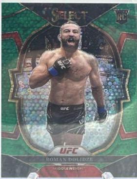 Roman Dolidze 2023 Panini Select UFC Concourse #3 Green Disco