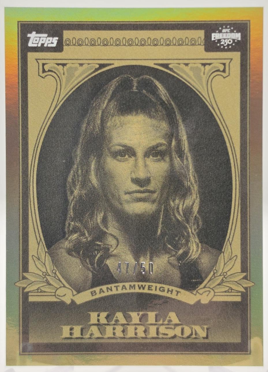 Kayla Harrison 2026 Topps UFC Freedom 250 UFC Dollar #UD-14 Gold