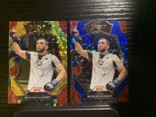 Muslim Salikhov 2023 Panini Select UFC Premier Level #187 Gold Disco