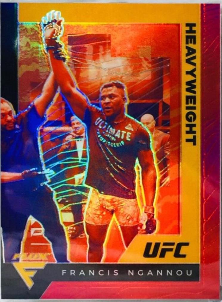 Francis Ngannou 2021 Panini Chronicles UFC Base Flux #247 Red