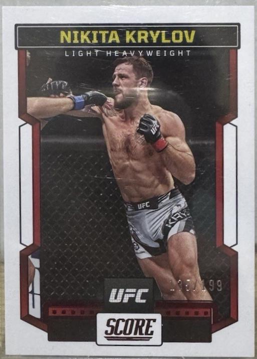 Nikita Krylov 2023 Panini Chronicles UFC Base Score #199 Red