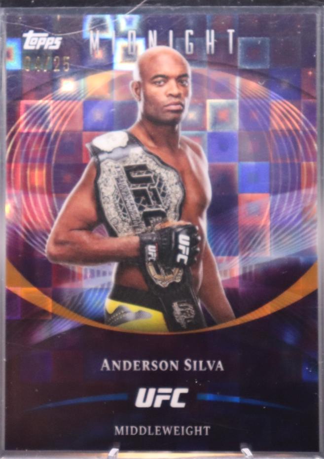 Anderson Silva 2026 Topps Midnight UFC Base #3 Moonrise