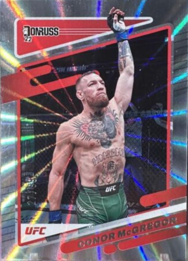 Conor McGregor 2022 Panini Donruss UFC Base #27 Laser