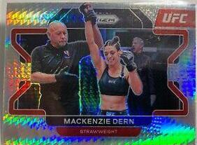 Mackenzie Dern 2022 Panini Prizm UFC Base #26 Hyper