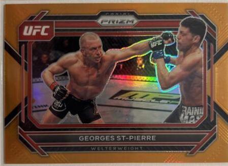 Georges St-Pierre 2023 Panini Prizm UFC Base #32 Orange