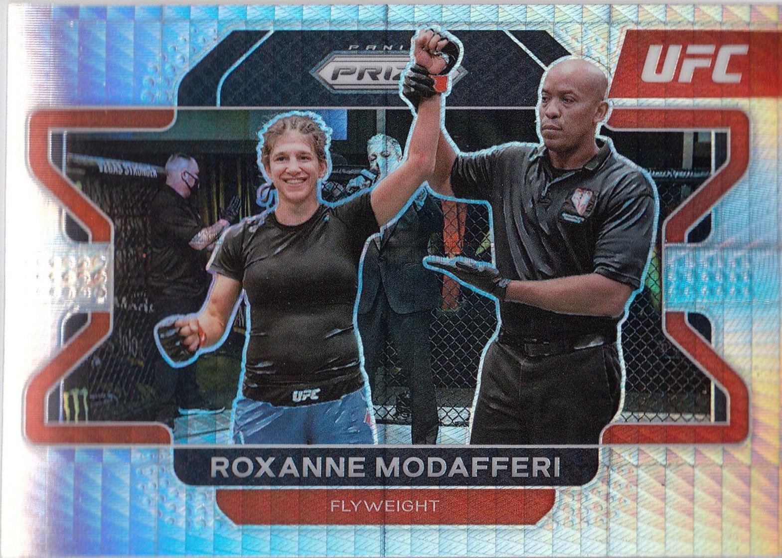 Roxanne Modafferi 2022 Panini Prizm UFC Base #40 Hyper