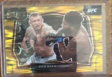 Jack Hermansson 2023 Panini Select UFC Octagonside #290 Red Blue Base