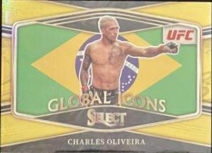 Charles Oliveira 2022 Panini Select UFC Global Icons #27 Gold